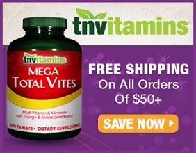 TNVitamins | Free Shipping On All Orders Of $50+ | Save Now